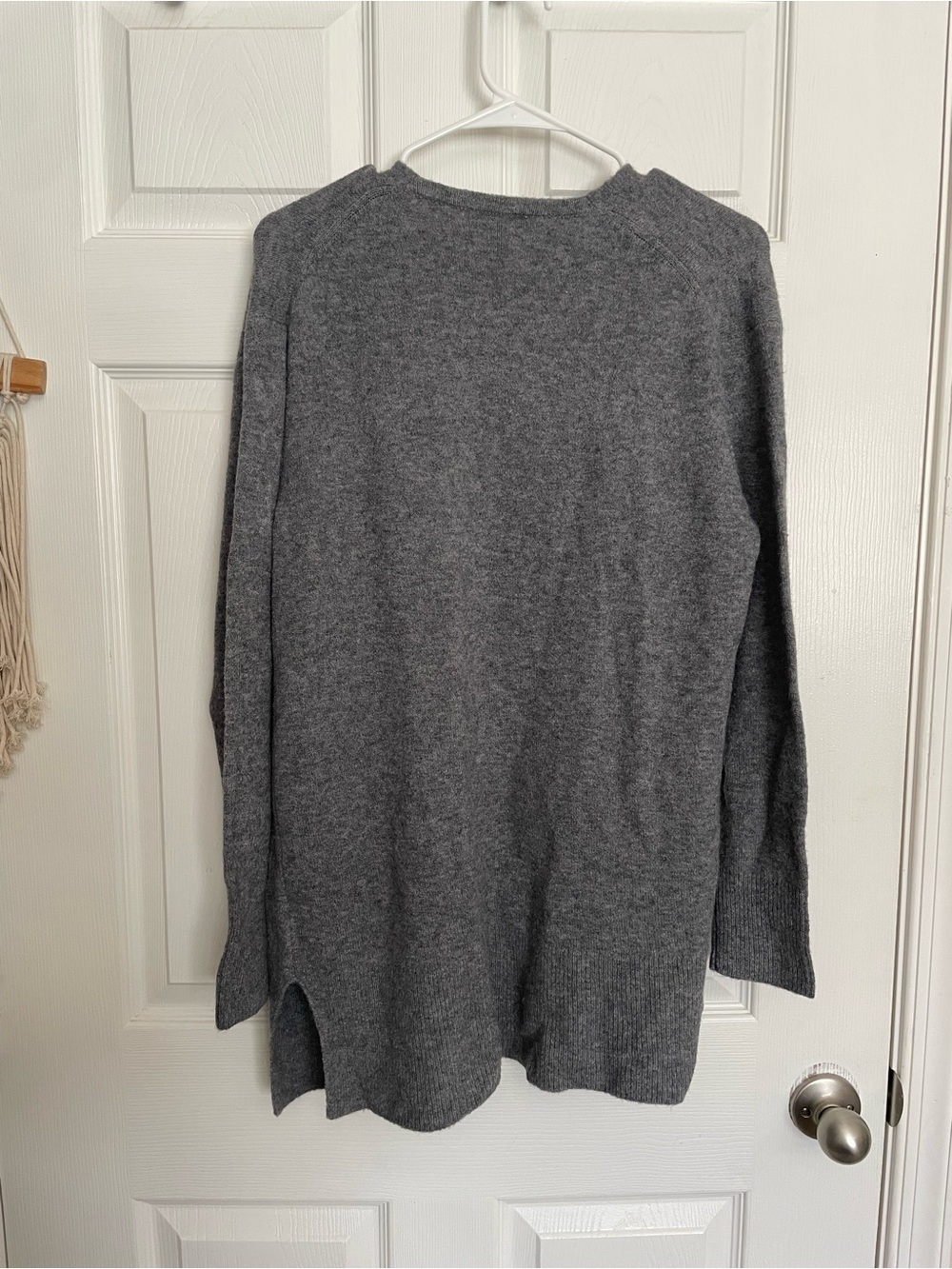 NWT Madewell Wool Blend Women’s size Small Open-Front Gray Cardigan Sweater - Picture 8 of 8